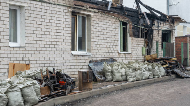 Professional Fire Damage Removal technician working in Scandia, MN